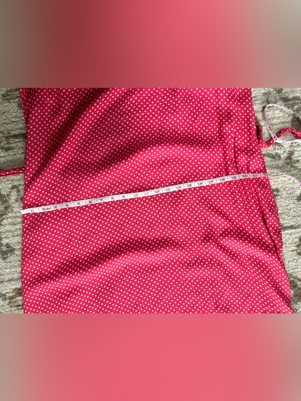 Joules Pink Polka Dot Tie-Waist Kenna Midi Sundress with Pockets NWOT - Picture 7 of 9